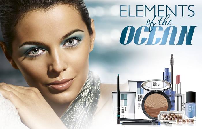   Летняя коллекция макияжа Make Up Factory Elements of the Ocean Makeup Collection Summer 2016