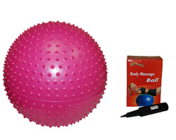 Мяч пупырчатый GB02 55 см с насос 